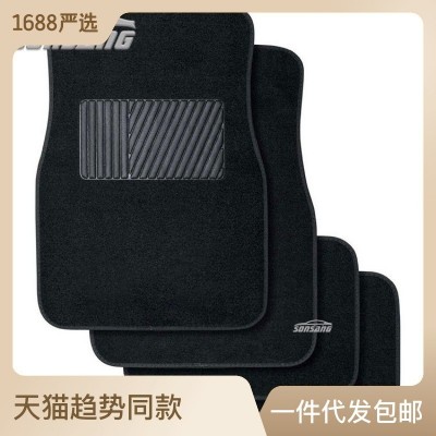 车脚垫全套汽车地毯 外贸防滑天鹅绒脚垫四季通用绒面汽车脚垫图2