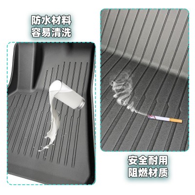 跨境热卖适用于特斯拉脚垫model3/Y焕新3专车专用新款tpe汽车脚垫图4