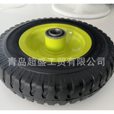 聚氨酯橡胶PU2.50-4发泡实心轮胎 防爆防扎货仓车儿童学步车轮胎图4