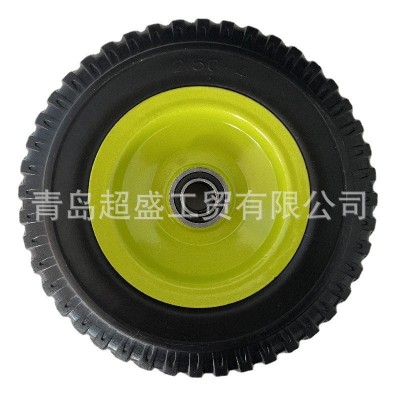 聚氨酯橡胶PU2.50-4发泡实心轮胎 防爆防扎货仓车儿童学步车轮胎图5