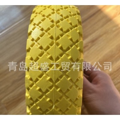 手推车儿童自行车用实心轮胎 10英寸3.00-4橡胶聚氨酯PU发泡轮图3