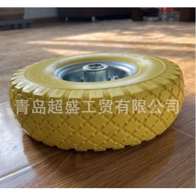 手推车儿童自行车用实心轮胎 10英寸3.00-4橡胶聚氨酯PU发泡轮图4