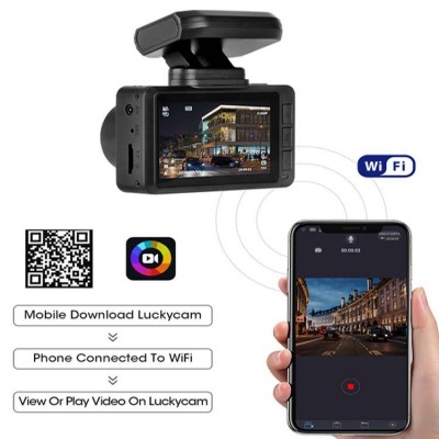 现货4K高清行车记录仪带WiFi+GPS+ADAS+联咏96670芯片车载记录仪图4