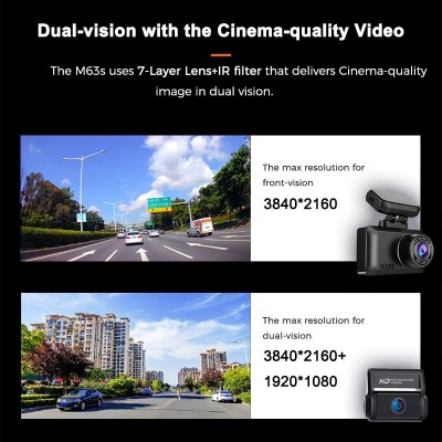 现货4K高清行车记录仪带WiFi+GPS+ADAS+联咏96670芯片车载记录仪图2