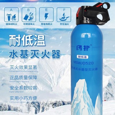 闪扑耐低温水基灭火器车用防冻车载灭火器家用便携迷你灭火器批发