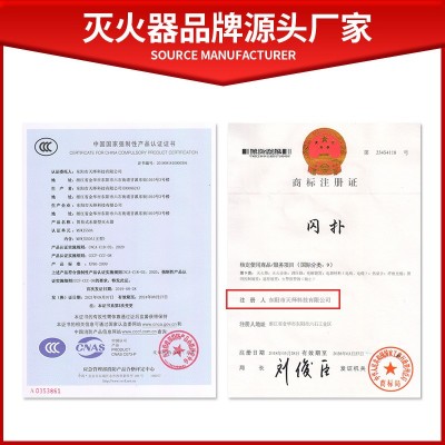 闪扑迷你型水基13B车载灭火器600ml批发小型便携车用家用汽车年检图2