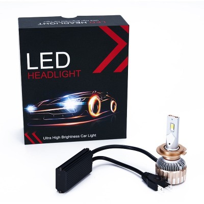 130W汽车前照灯led车灯h1适配原车led headlights远近光一体h4 h7  4只图4