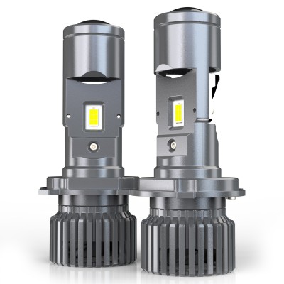 汽车led大灯 GT4自带透镜H4 专用款远近一体12V24V摩 托车激光超亮  4个图5