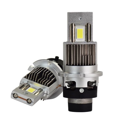 双铜管汽车led大灯直插式D2R/D2Sled灯泡D4R/D4S车灯改装汽 车大灯  2只图4