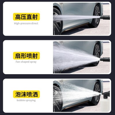 超高压220V家用手提洗车机大功率便捷式清洗机自动洗车神 器水枪图3