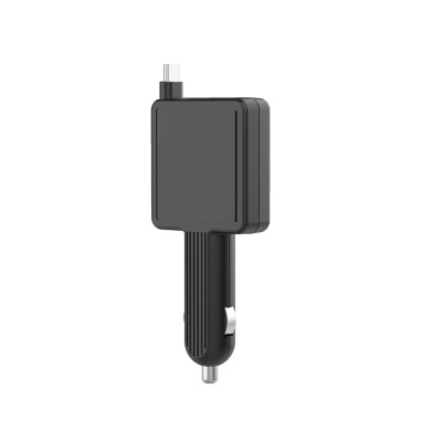 新品伸缩车载充电器车充快充PD30W TYPE-C接口批发车载手机充电器  1套图4