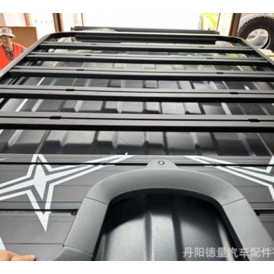 跨境车顶平台适用于18-24JEEP牧马人行李架拓展架JL牧马人行李框图3