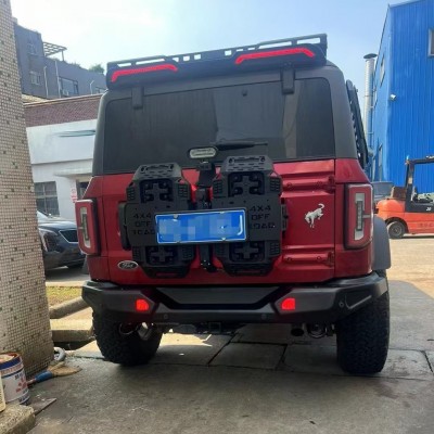 跨境牧马人拓展架适用烈马坦克300吉姆尼BJ40尾门集成油桶工具箱图3
