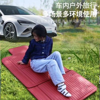 车载床垫汽车后排睡垫轿车旅行床环保睡觉神器车内后座折叠床非充  1个图3