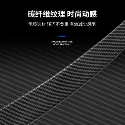 适用于特斯拉tesla焕新版Model3/Y吹塑碳纤维P版尾翼外饰改装配件  1个图4