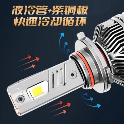 跨境大功率三铜管200W汽车led大灯强光H1H7H119005改装远近一体H4图4