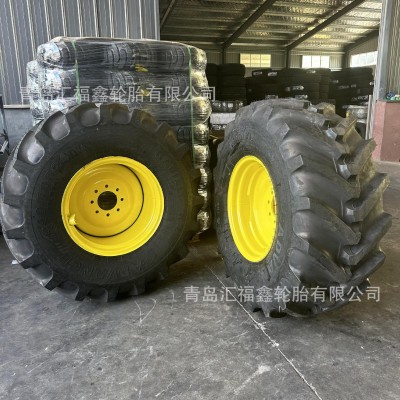 改装英虎雷沃联合收割机轮胎540/70R24 替代15-24加宽防下陷