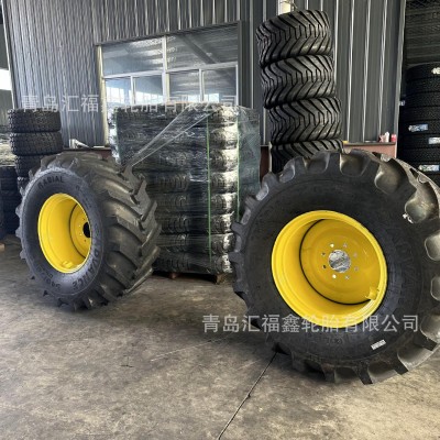 改装英虎雷沃联合收割机轮胎540/70R24 替代15-24加宽防下陷图4