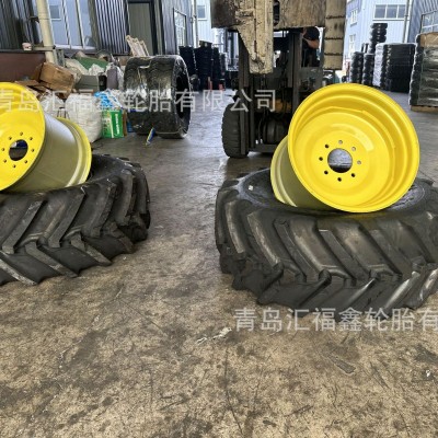 改装英虎雷沃联合收割机轮胎540/70R24 替代15-24加宽防下陷图5