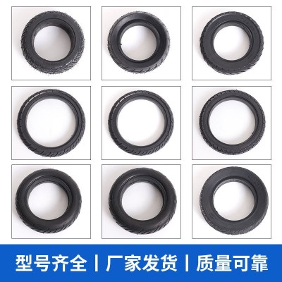 青岛10x2.7-6.5FB滑板车轮胎 源头厂家耐磨橡胶加厚花纹防滑胎图4