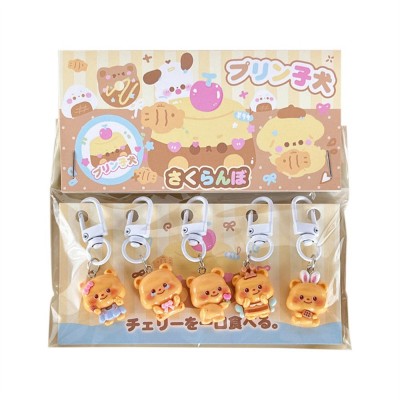 新款可爱卡通钥匙扣挂件套装少女装饰挂坠学生百搭小饰品 礼物批发图5