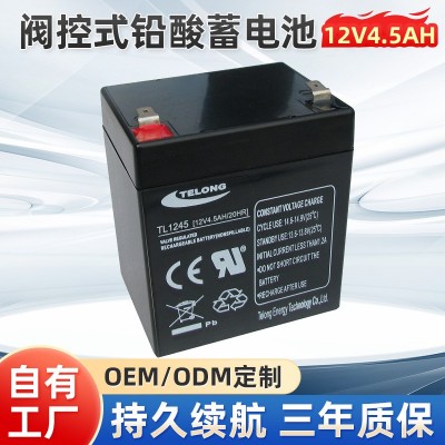 12v4.5ah音箱铅酸电池拉杆音箱电瓶 卷闸门自动门蓄电 池量大优惠