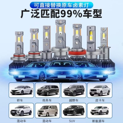 140W双铜管大功率汽车led大灯雾灯H7H11H19005H4前照灯灯光改装图4