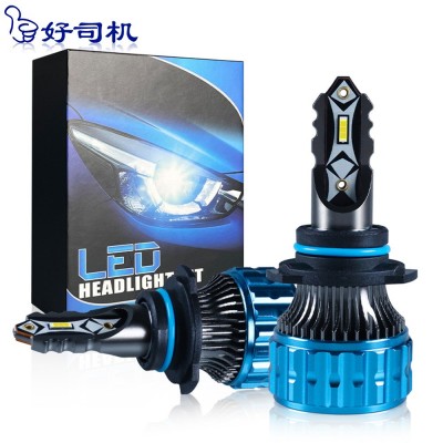 跨境新款h7led汽车前大灯改装配件h4H119005大功率汽车led大灯
