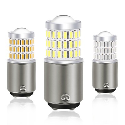 跨境新款刹车灯爆闪1157汽车LED灯3014 54smd 3030高亮倒车转向灯图4