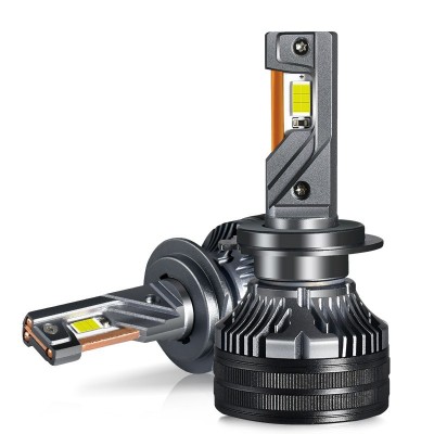 跨境新品三铜管大功率150W汽车LED大灯4300K暖白光LED车灯H7灯泡图5