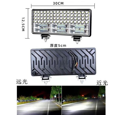 强光12伏24V汽车超亮倒车灯工程铲叉车前大灯改装雾灯货车led射灯图4