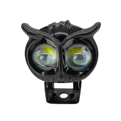 摩托车改装车灯猫头鹰射灯防水前照灯双色远近一体摩托车灯跨境图5