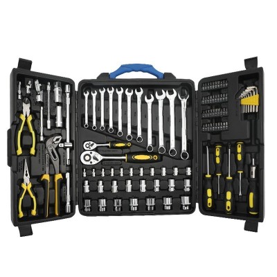 工厂直销汽修工具套装110件套三开外贸跨境工具组合110PCS