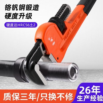 鲁威工具快速管钳子12寸加重管子钳扳手多功能1418寸水管 道钳厂家图4