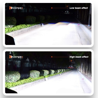 Conpex跨境热销P11 铜带款超亮聚光 汽车LED前大灯H1H4 H7 9005等  1对图4