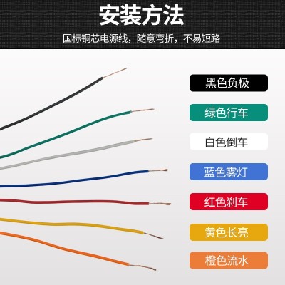 包邮跨境货源新款拖车货车卡车后尾灯LED刹车信号警示灯货车尾灯图4