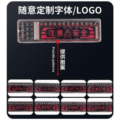 跨境货源拖车卡车尾灯24V36VLED信号警示超亮防水倒车灯 货车尾灯图3