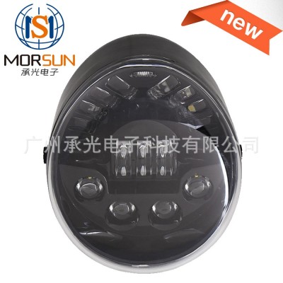 VROD大灯 适用哈雷威路德改装LED前大灯 哈雷多功能改装大灯图5