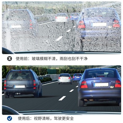 汽车油膜清洁剂前挡风玻璃油膜去除剂强力油膜清洗剂泡沫清洗剂图3