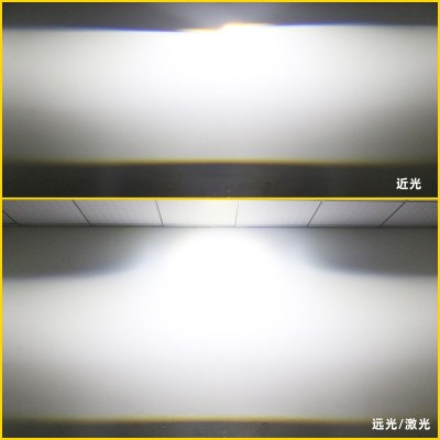 黑卫士OS三杯四芯强激光透镜3寸海五孔位大芯片汽车led大灯图2
