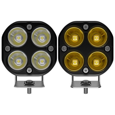 防水汽车LED工作灯行驶灯3英寸40W小方灯薄款越野车灯改装卡车图2