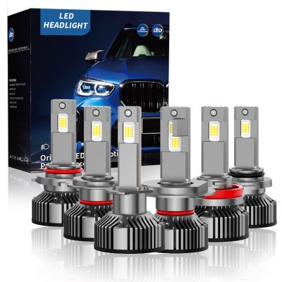 led汽车大灯双铜管高亮度D21系列H1/H4/H7/H8/H11/9005/9006