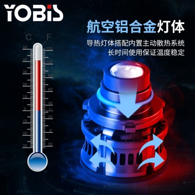 YOBIS新款L5激光透镜雾灯LED汽车大灯H11 9005 9006改装射 灯 车灯图4
