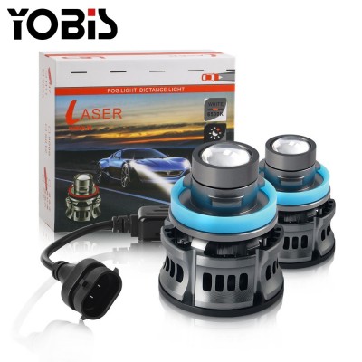 YOBIS新款L5激光透镜雾灯LED汽车大灯H11 9005 9006改装射 灯 车灯
