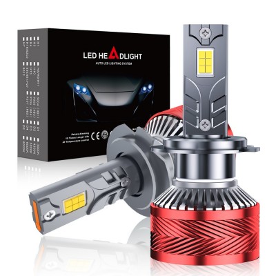 跨境爆款汽车led大灯120W大功率H7灯泡H11 9005led车灯h4远近一体  1只图5