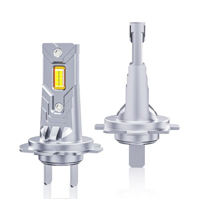 HAIZG新款D8跨境热销汽车led大灯迷你直插式H1 H7 H4高亮聚 光车灯  1只图5