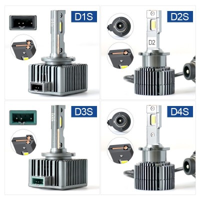 汽车LED大灯D系列直插式大灯D1S D2S D3S D4S D8S透镜专用 D2R D1R  1只