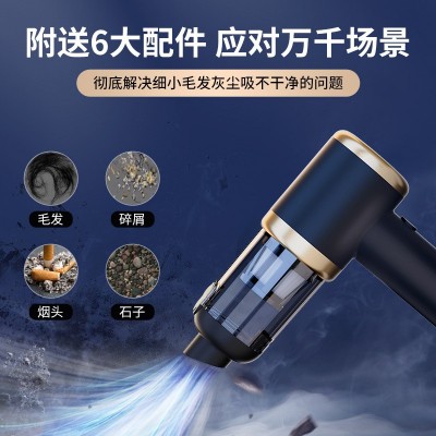 车载吸尘器吸吹一体两用无线迷你吸尘器汽车家用电动吹尘器大吸力图3