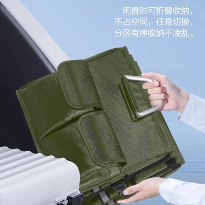 汽车后备箱收纳箱可折叠车载储物箱收纳盒整理箱车内用品大 全批发图3