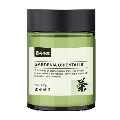 栀子花车载香薰固体香膏香水车用摆件持久香除异味装饰高级感玻璃图5
